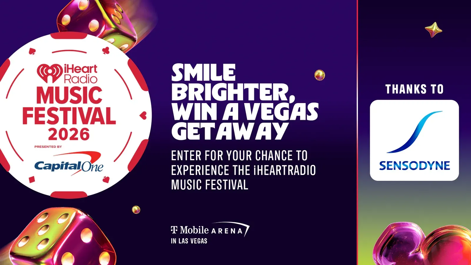 Win Experience The Iheartradio Music Festival, Thanks To Sensodyne Sweepstakes