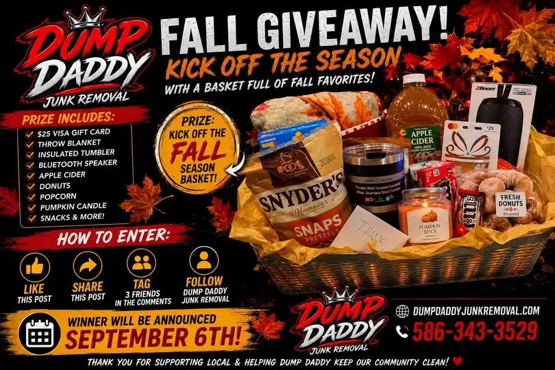 Dump Daddy Fall Giveaway
