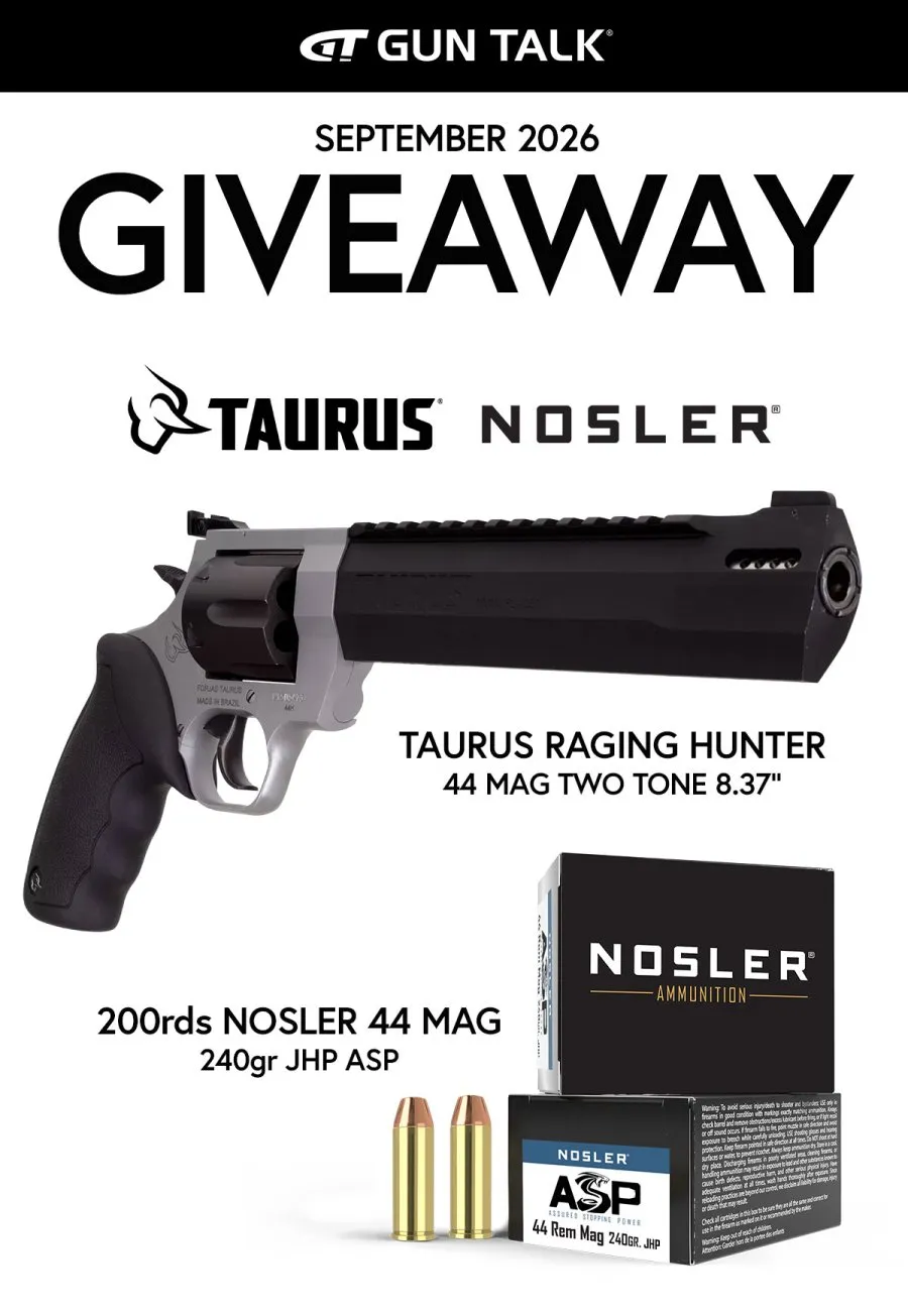 Taurus Raging Hunter 44 Mag Two Tone Giveaway