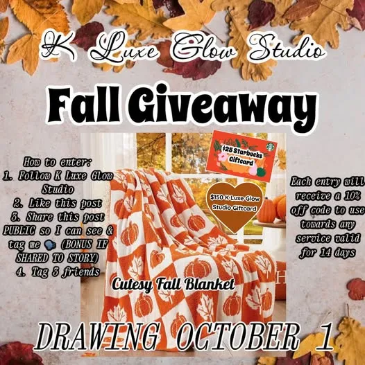 K Luxe Glow Fall Giveaway