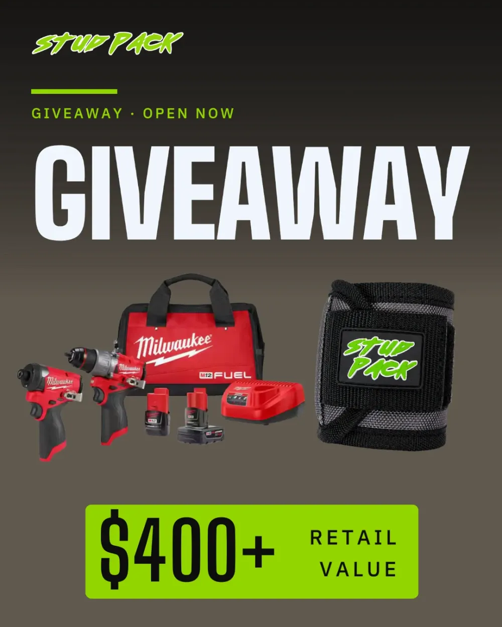 Stud Pack Launch Giveaway
