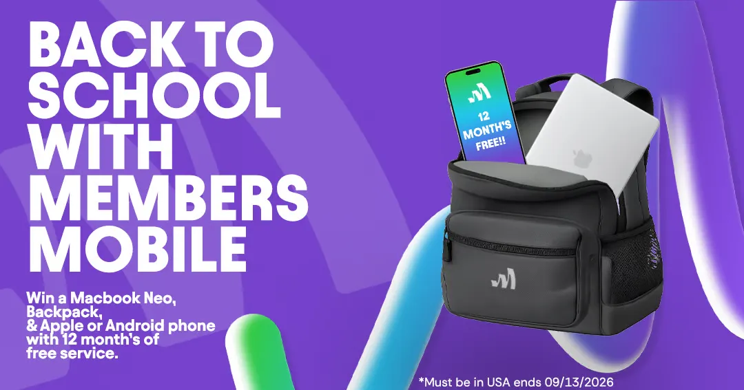 Back-to-School with Members Mobile Giveaway