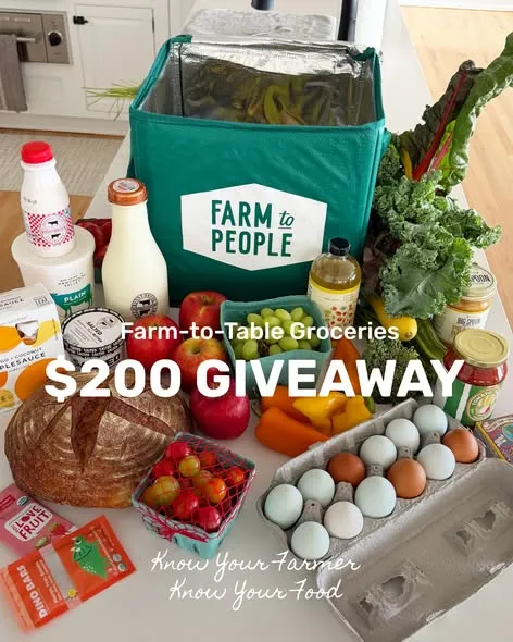 Farm-to-Table Groceries $200 Giveaway