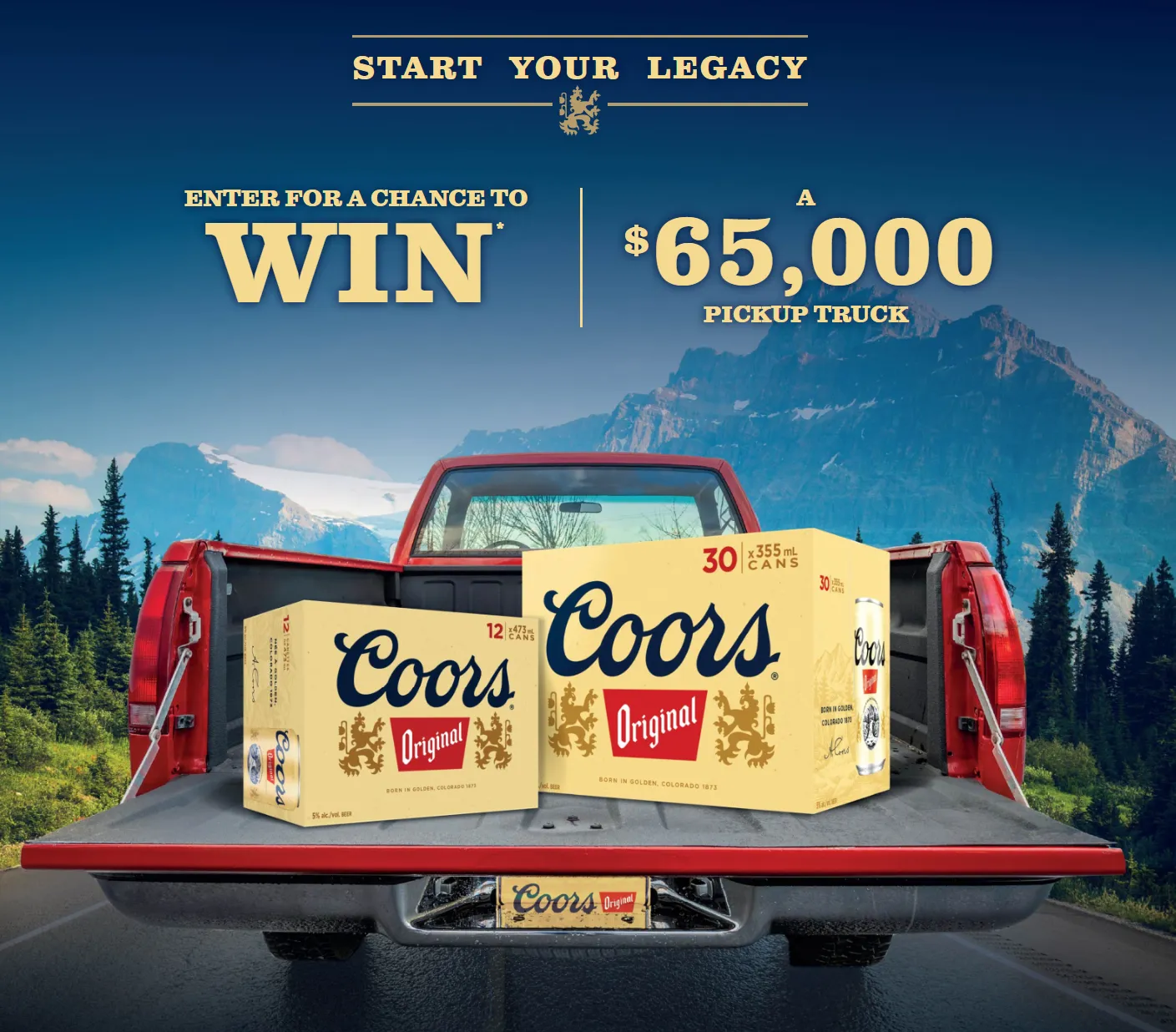 Coors Original X Pickup Truck Contest