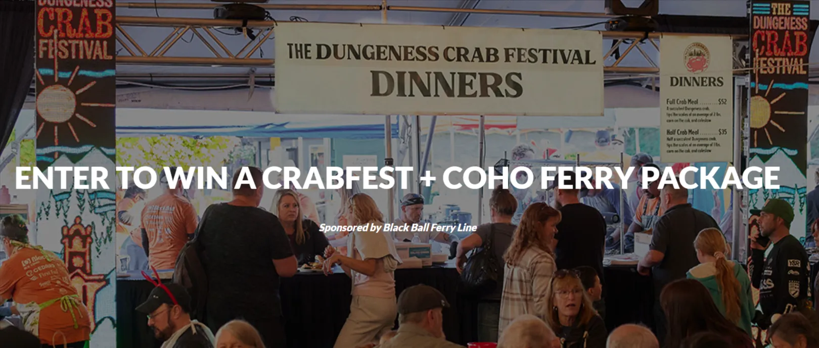 Crabfest + Coho Ferry Package Giveaway