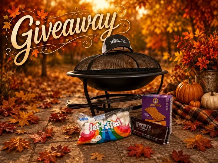 Brand New 23" Fire Pit Giveaway
