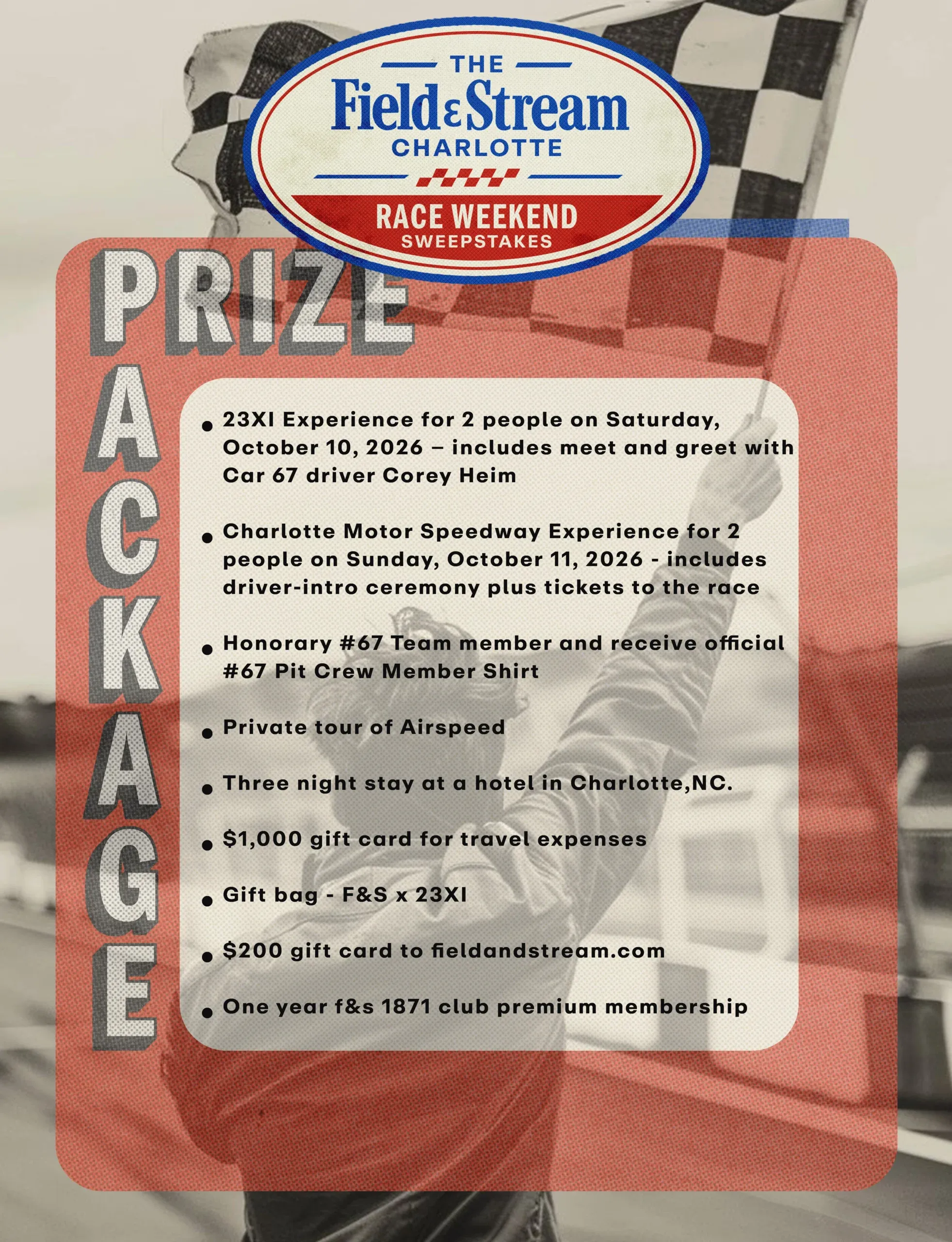 Charlotte Race Weekend Sweepstakes