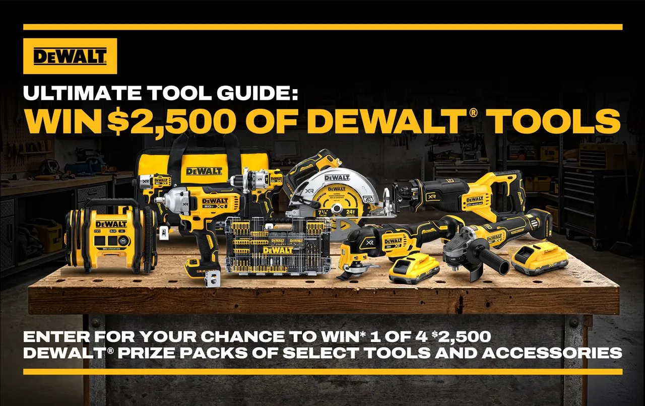 Dream Dewalt® Tool Kit Giveaway