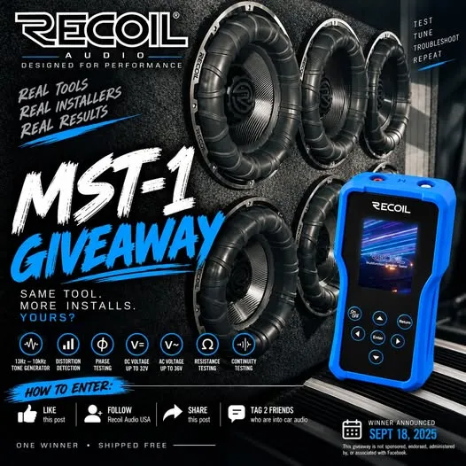 Recoil Mst-1 Giveaway