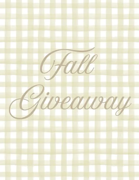 Fall Giveaway
