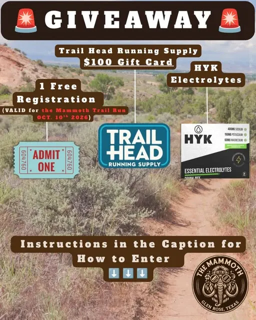 Mammoth Race Giveaway