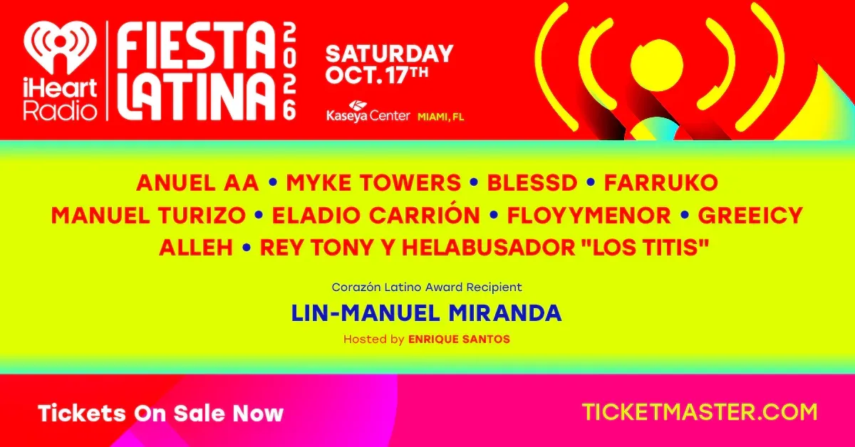 2026 iHeartRadio Fiesta Latina Flyaway Sweepstakes