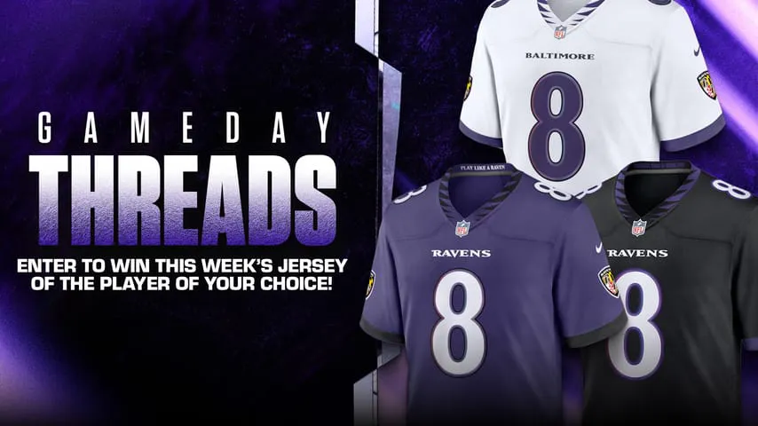 Baltimore Ravens Gameday Threads Sweepstakes