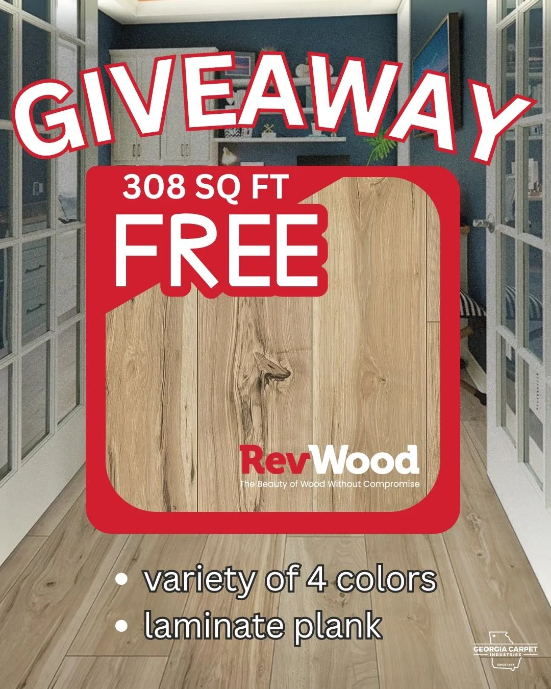 Win 308.56 Sq.ft Revwood Premier Morena Bluffs - Cdl40 (plus Underlayment)