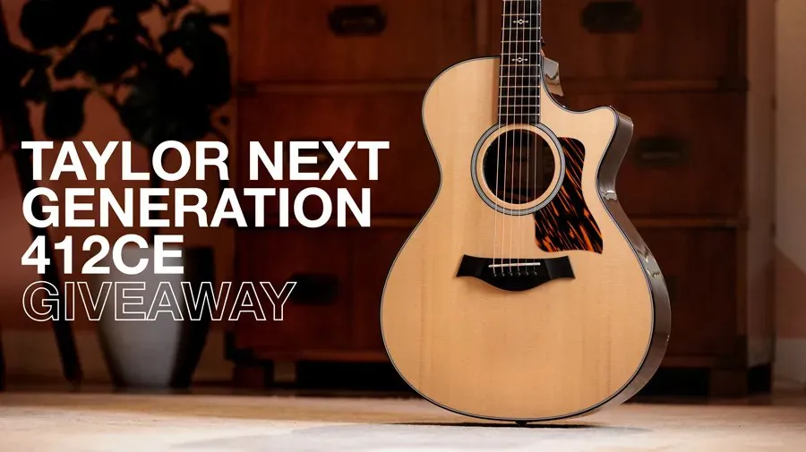 Taylor Next Generation 412ce Acoustic-electric Guitar Giveaway