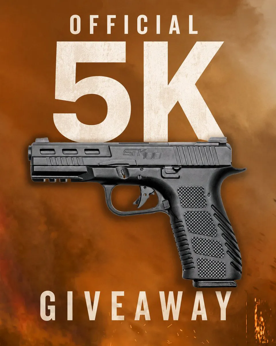Rock Island Armory Stk100 9mm Pistol (arv $399) Giveaway