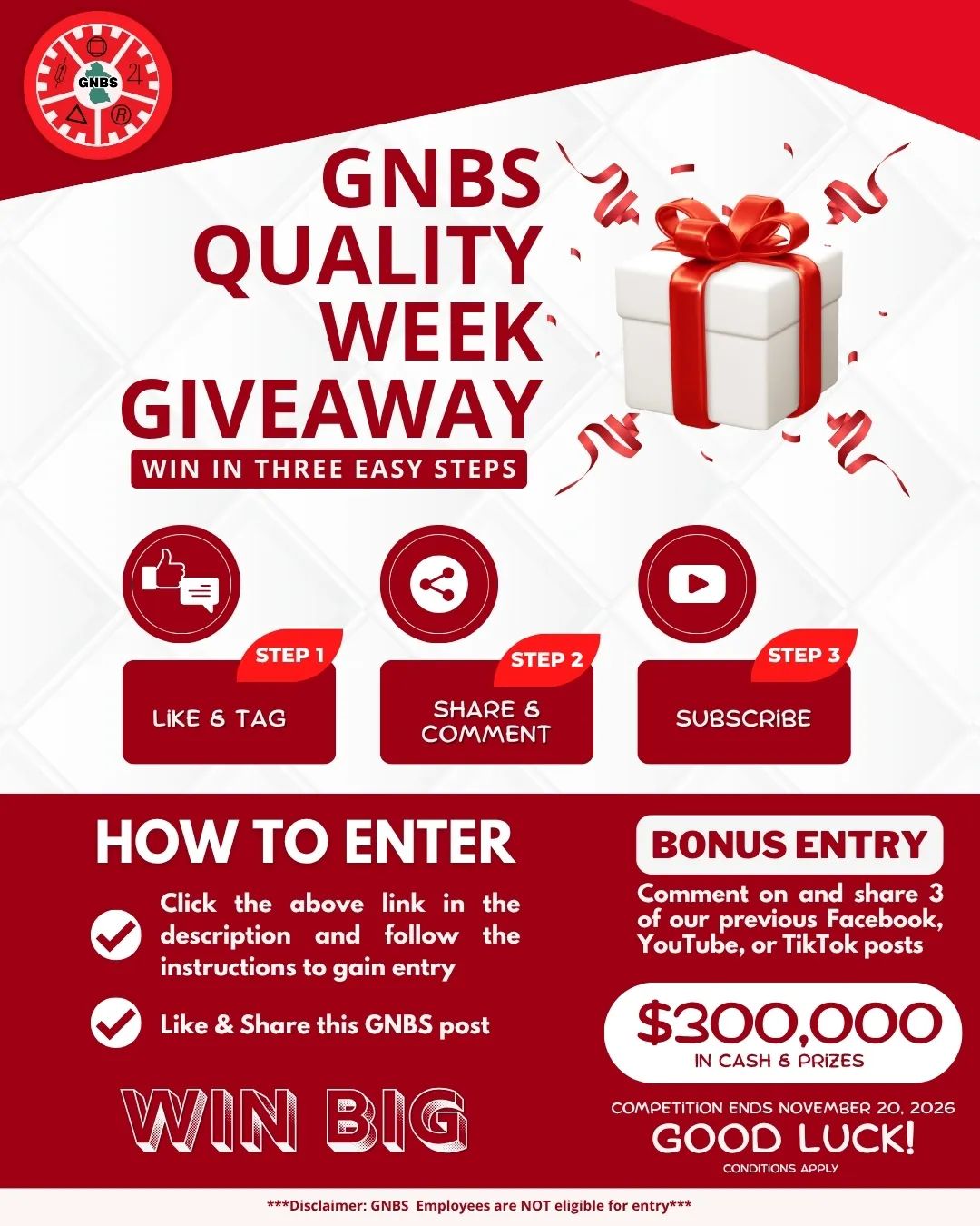 Gnbs National Quality Week Giveaway
